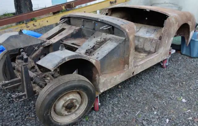 1959 austin healey bugeye sprite barn find for restoration!