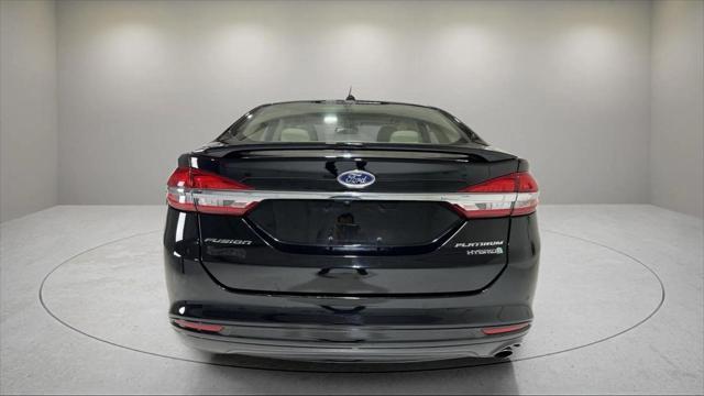 2018 ford fusion hybrid platinum