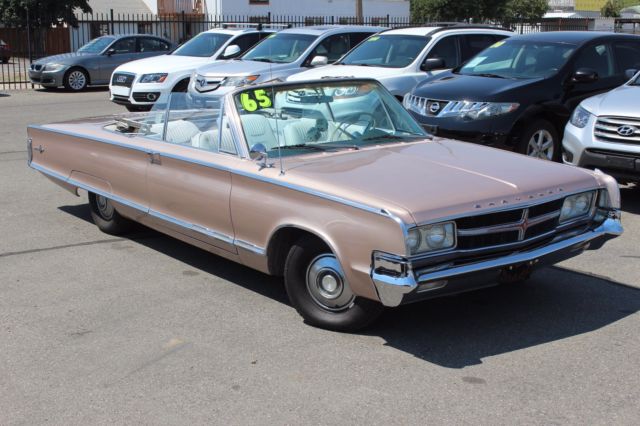 1965 chrysler 300 pace car 43,077 miles teal 2 door convertible 383 automatic