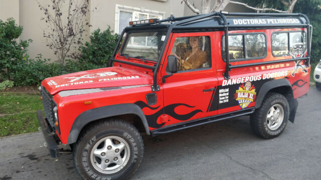 land rover defender 110 in los angeles. euro title no us registration