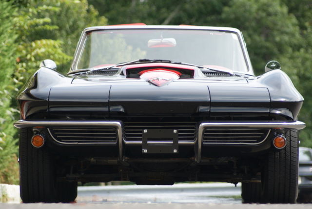 1964 chevrolet corvette convertible black/red interior long time collector owned