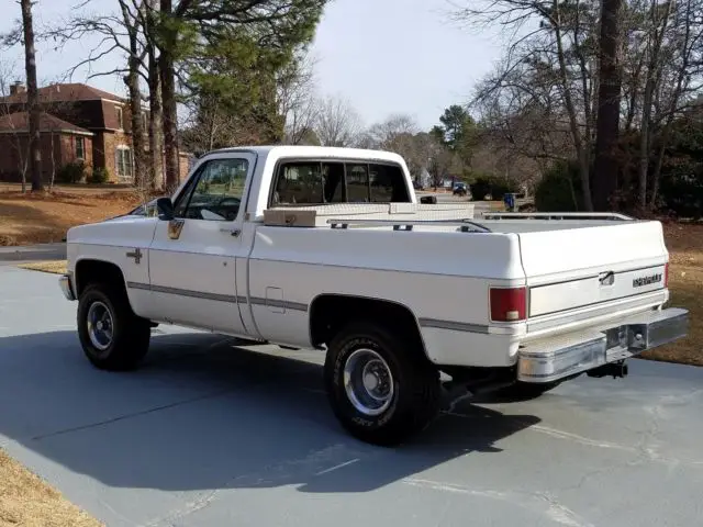 1987 chevrolet silverado 4x4 k10