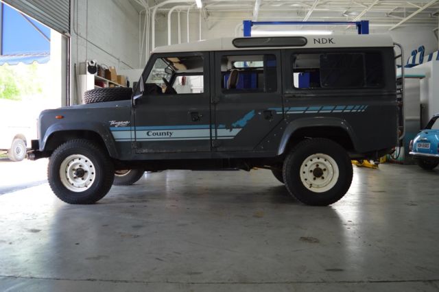 1987 land rover defender 110 grey great deal!