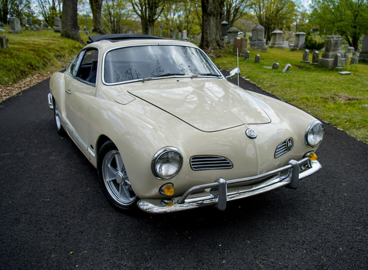 beautifully early karmann ghia ragtop!
