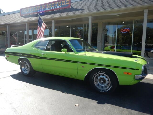 1972 dodge demon sublime green 340 recent restoration