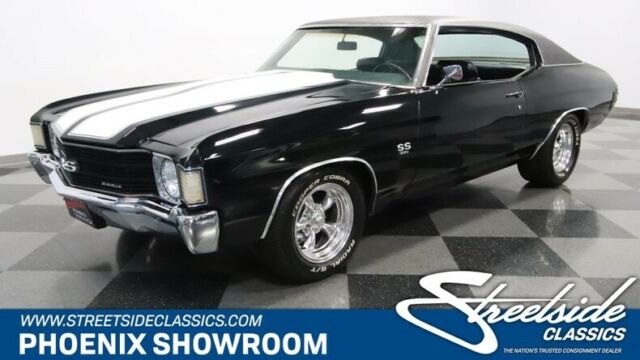 triple black v8 bbc auto classic vintage collector super sport clone chevy edelb