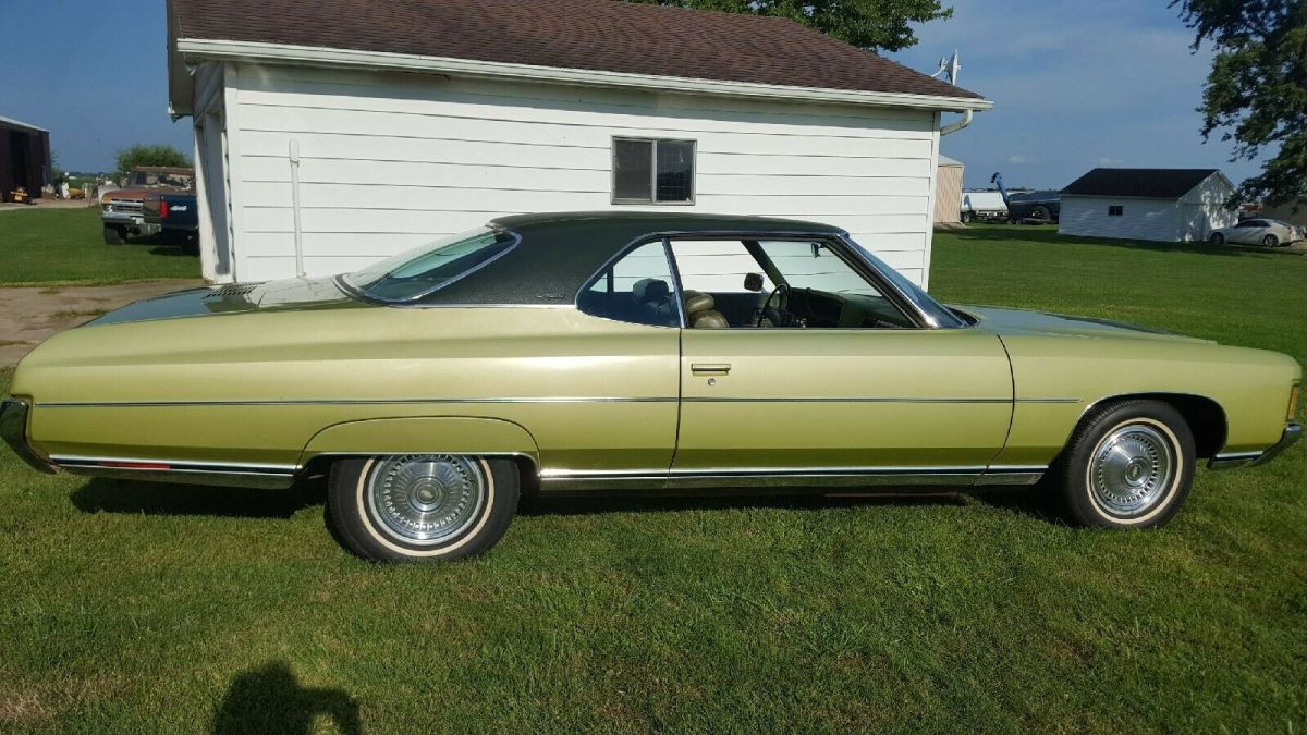1971 chevrolet impala green chrome