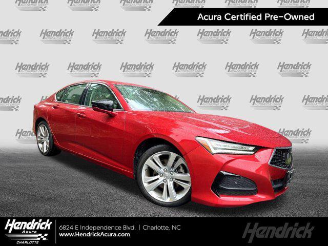 2021 acura tlx technology