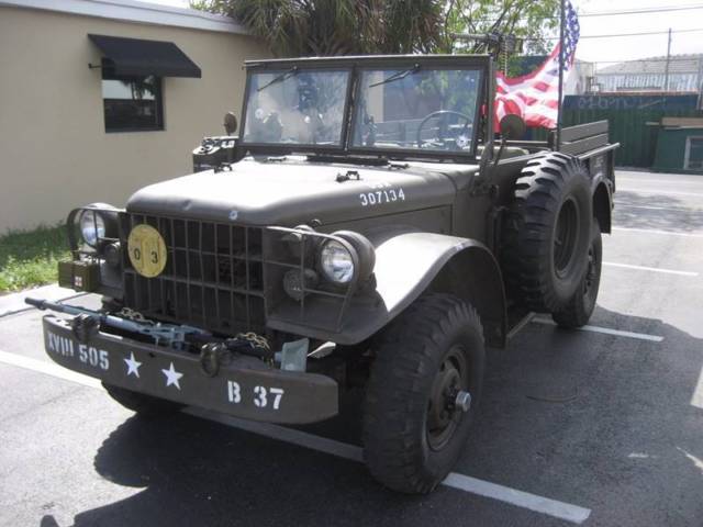 1962 dodge m37 military pickup truck manual 4x4 i6 2.5l gasoline