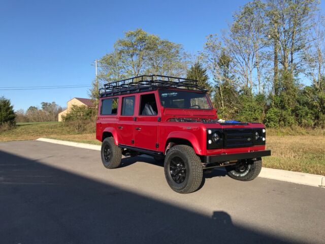 1992 land rover defender wagon red 4wd manual 110