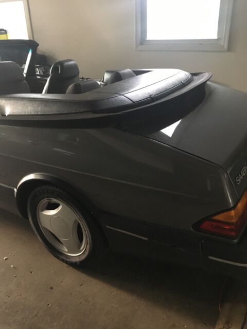1991 saab 900 convertible grey fwd automatic base