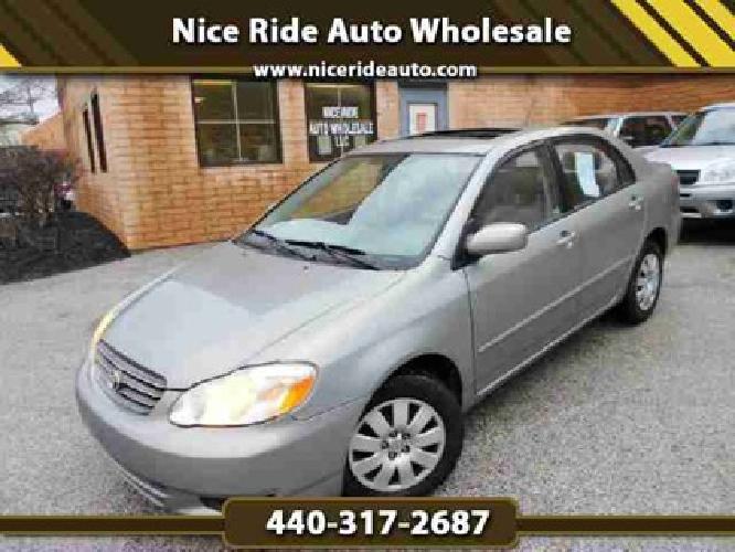 used 2003 toyota corolla for sale. in willoughby, oh