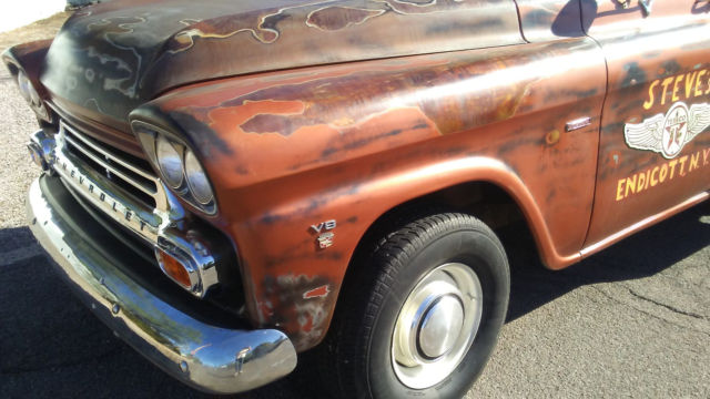 1959 arizona chevrolet / gmc 1/2 ton flatbed "shop truck" "rat rod" "hot rod"