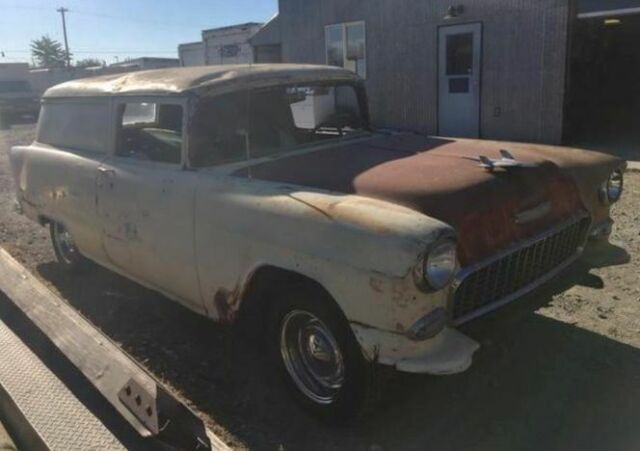 1955 chevrolet 2dr sedan delivery w/ 1955 chevy 210 4dr sedan parts car project