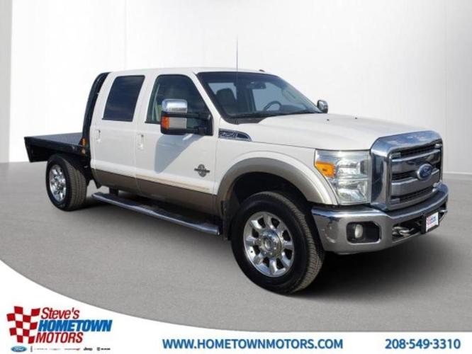 2011 ford f-250 super duty lariat 4x4 lariat 4dr crew cab 8 ft. lb pickup for sale in crystal, idaho