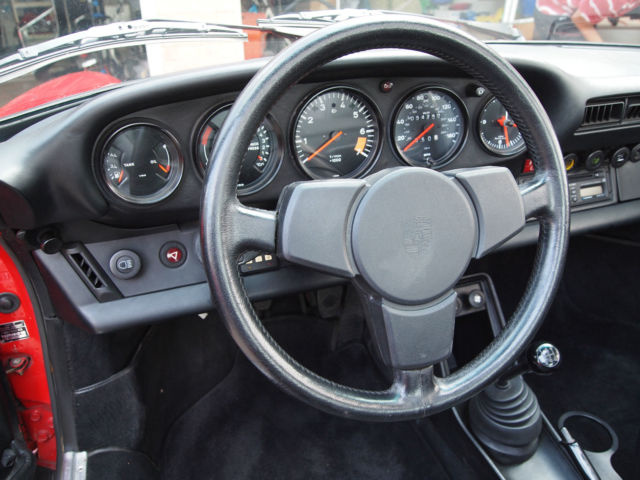 amazing original condition low mileage guards red on black leather porsche targa