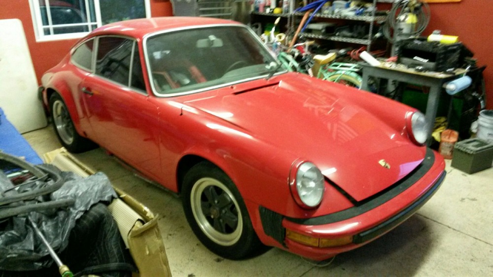1977 porsche 911s 0 red coupe