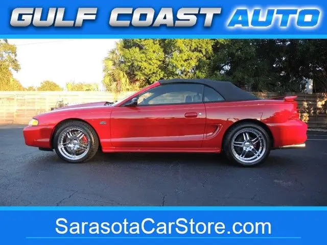 1994 ford mustang gt convertible!supercharged! show car! fl car! on 46762 miles