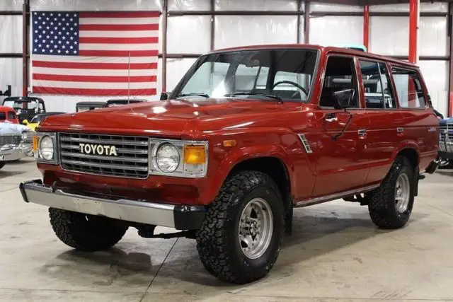 1981 toyota land cruiser 148224 miles freeborn red suv 4.2 liter inline 6 4 spe