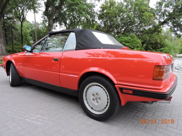 1989 maserati spyder convertible