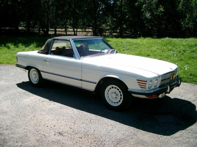 1972 mercedes-benz 350sl - 2 owner! - 4.5 liter m117 iron block v8 engine-350 sl