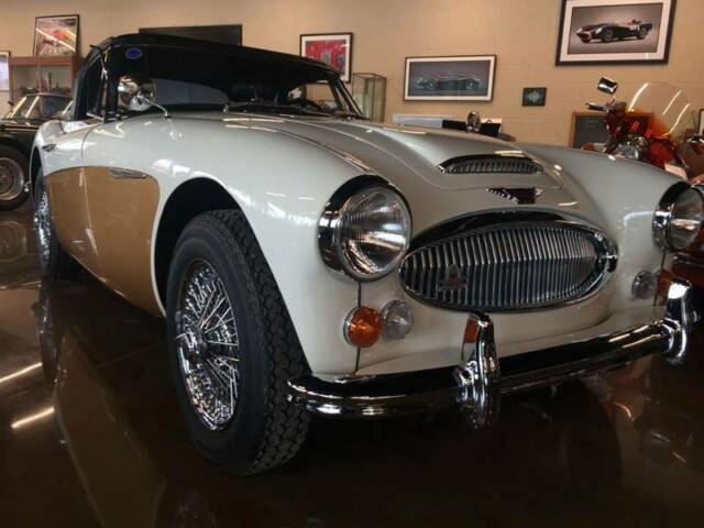 1966 austin-healey 3000 bj8 6701 miles off white convertible i6 3.0l manual