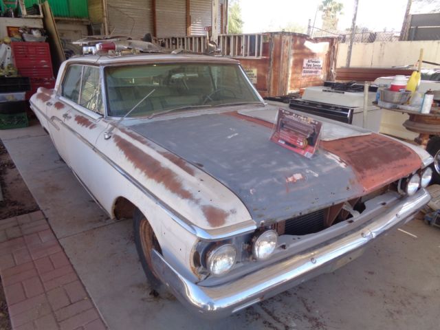 1962 mercury monterey custom 4dr non-running project