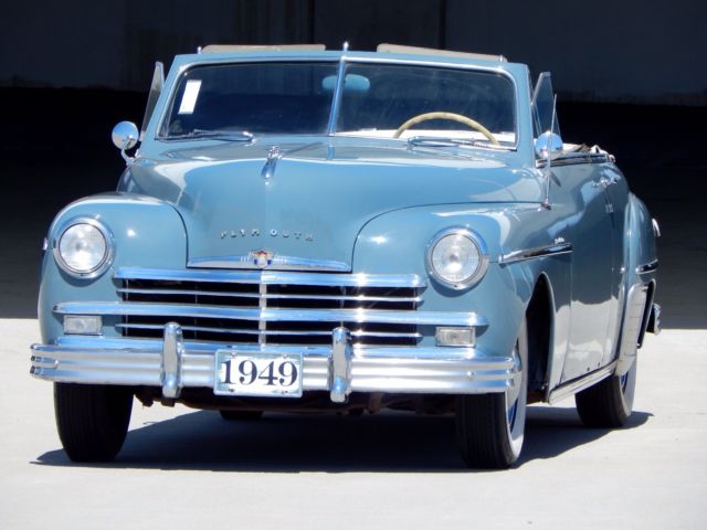 1949 plymouth special deluxe convertible - previously restored