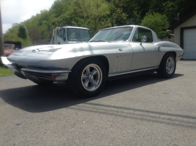 66 corvette stingray. matching 327 with factory a/c