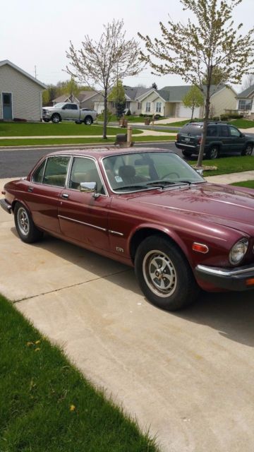 burgundy 1985 jaguar xj6