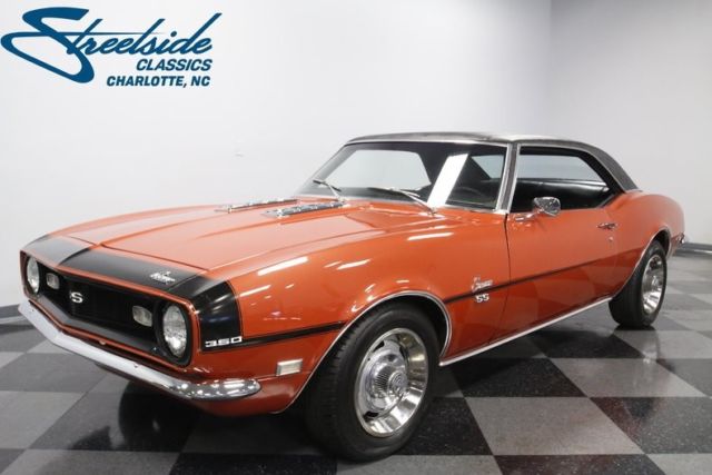 1968 chevrolet camaro ss 350 39248 miles orange coupe 350 v8 4 speed manual