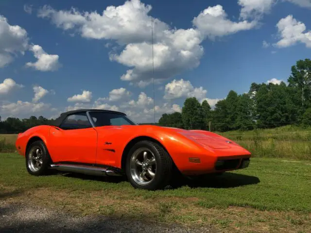 1974 corvette ls-1 a/c automatic od convertible restored very nice bottom pics n
