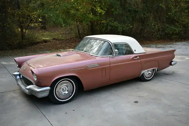 1957 ford thunderbird e-code numbers matching un-restored original * dirty bird