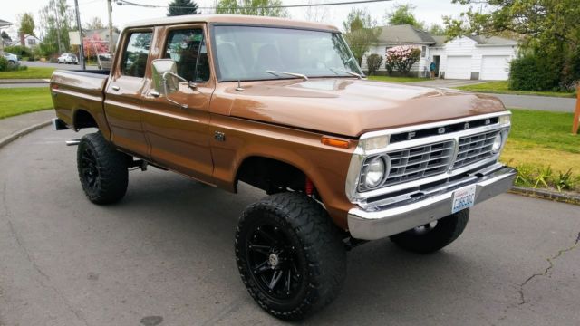 73 ford f-250 ranger 4x4 crewcab highboy lifted f350 f150 super-crew heavy duty