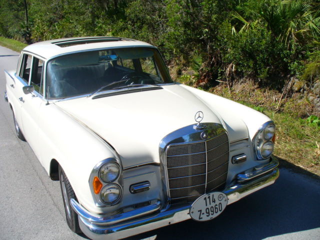 1965 mercedes 220se 4sp manual sunroof