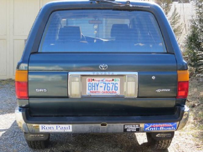 rare 1994 4 cylinder 4wd toyota 4runner w/manaul transmission in asheville, nc