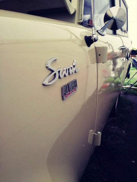 new paint & upholstery, 4spd, new suspension. more curves than ford bronco