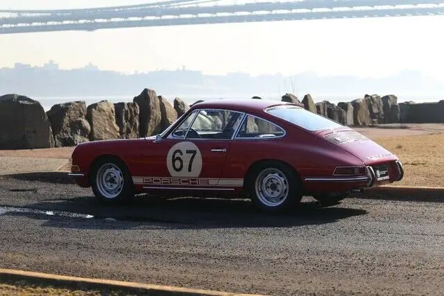1967 porsche 912 coupe 27507 miles polo red coupe manual