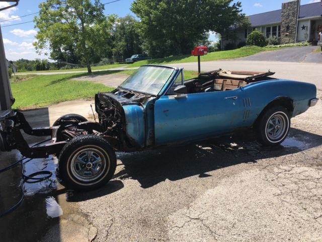 1967 pontiac firebird project car