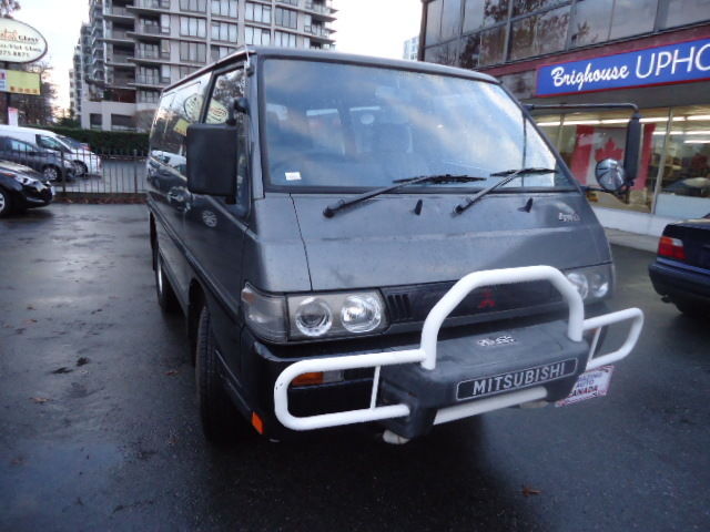 1990 mitsubishi delica l300 4wd, turbo diesel wagon, automatic, 7 passenger van