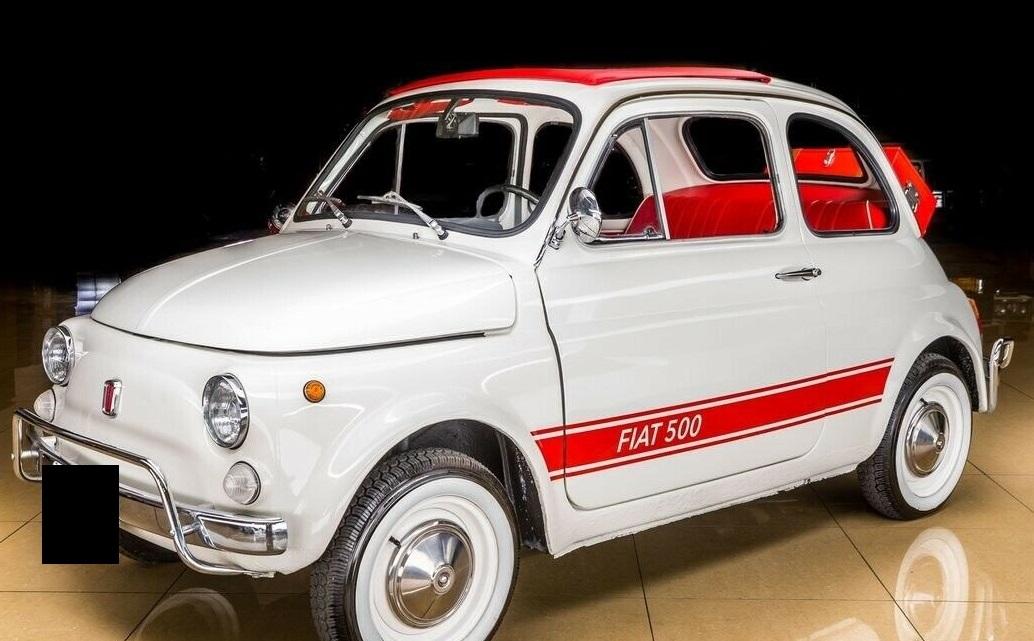 1970 fiat 500 cabrio rebuilt 500cc straight twin engine 55 mpg