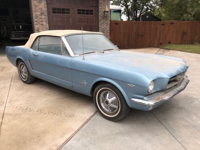 1965 ford mustang 289 autmatic convertible pony interior barn find
