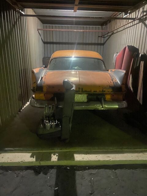 1959 plymouth savoy sedan orange rwd manual