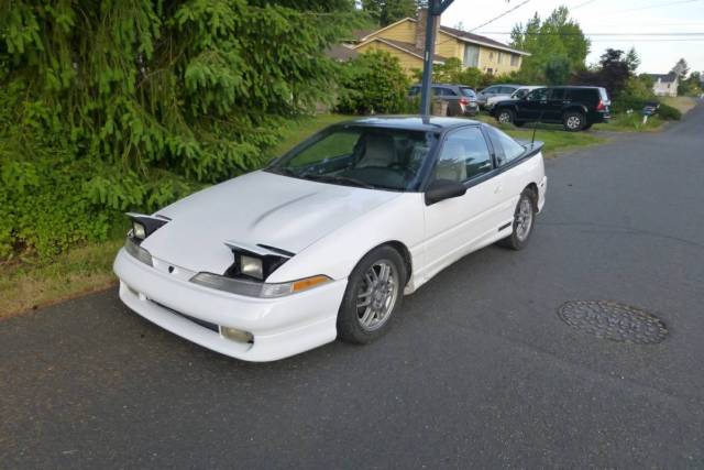 1991 eagle talon tsi awd completely rebuilt laser eclipse white