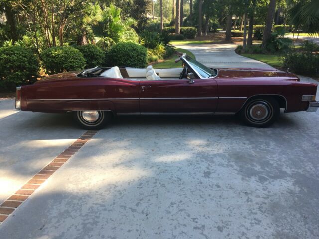 classic 1974 eldorado convertible v8 red