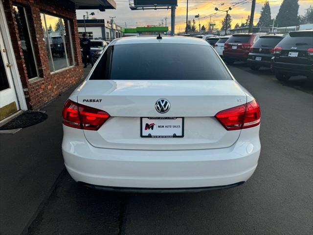 2013 volkswagen passat 2.5 se