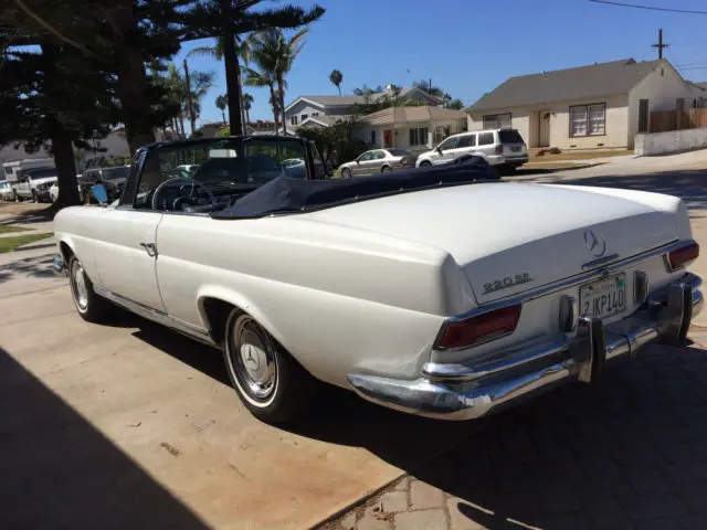 1963 mercedes 220seb cabriolet convertible survivor
