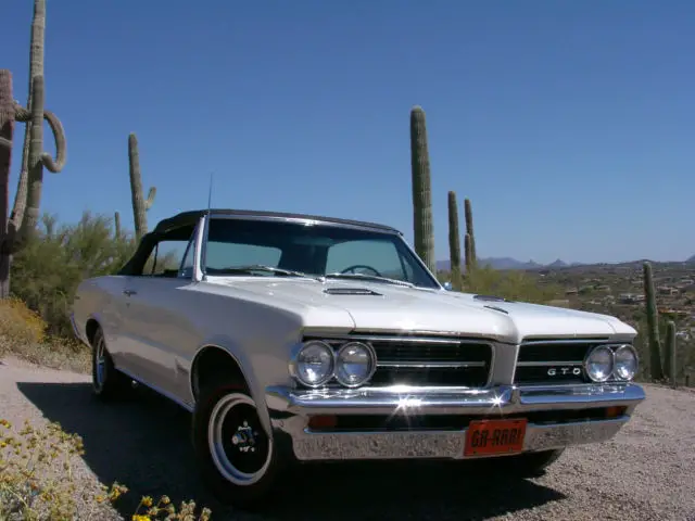 az authentic 64 gto 4 speed tri power convertible