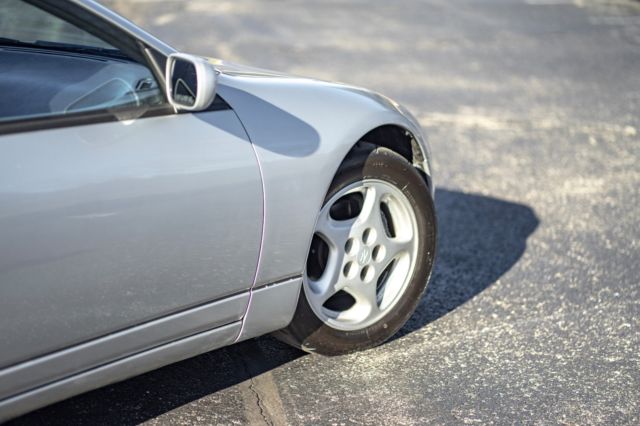 1990 nissan 300zx twin turbo 44k miles 2 owner silver/black 5 speed manual t-top