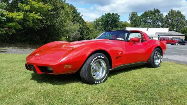1979 corvette red red 68k miles. numbers match